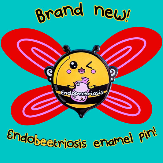 Our Endo Bee Pin has had a makeover!