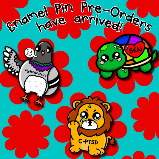Enamel Pin Pre-Orders have arrived!