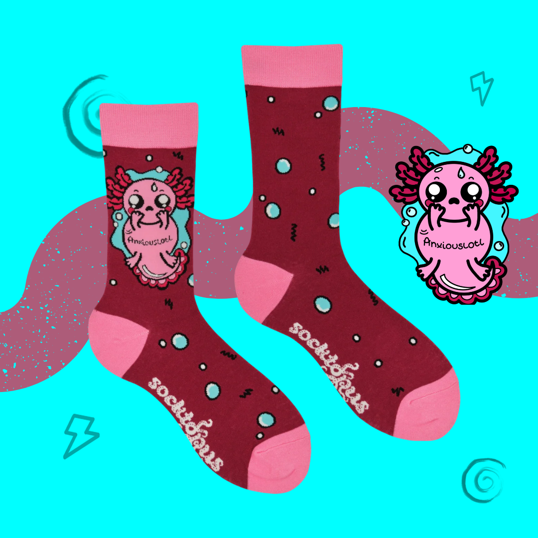 Anxiouslotl Socks
