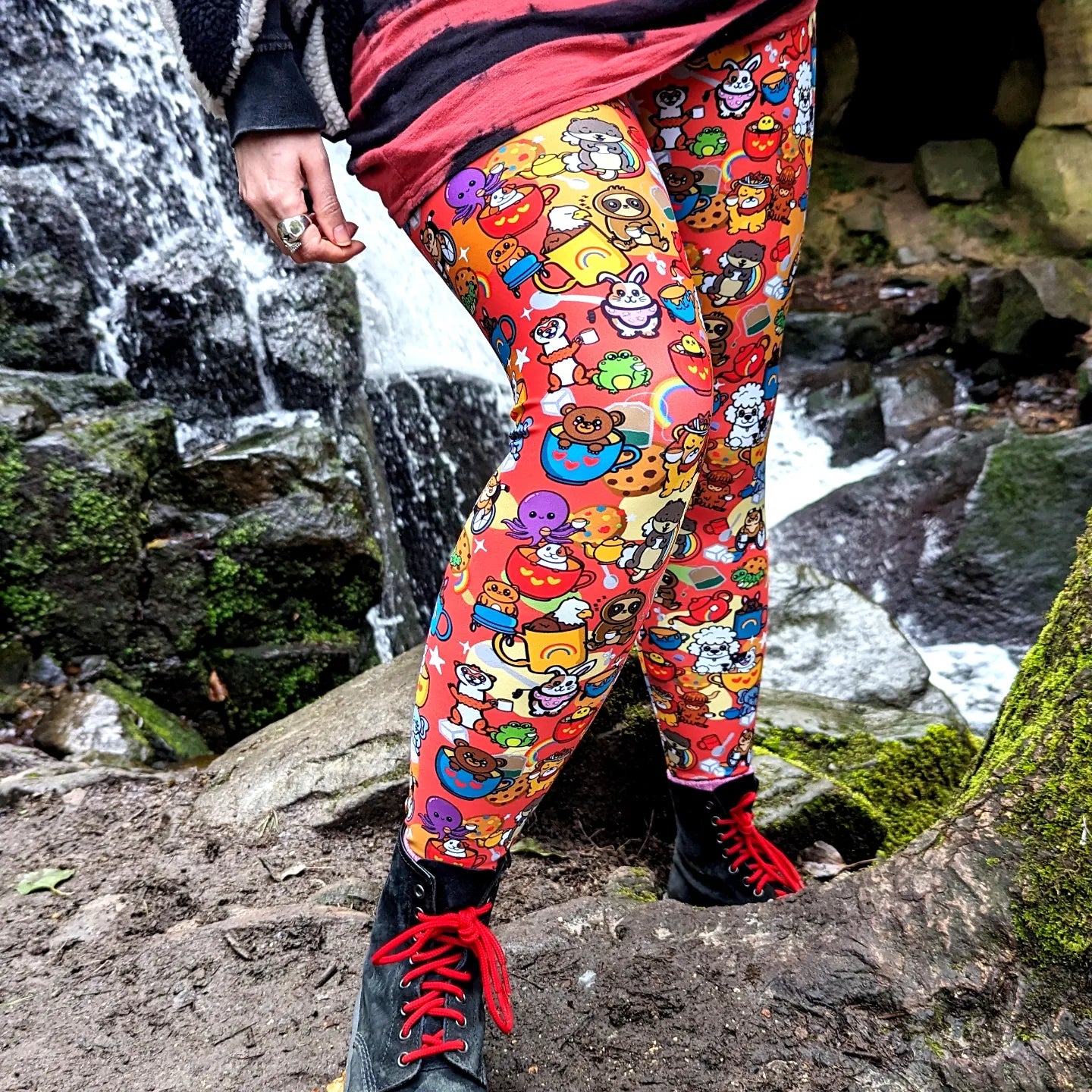 Disabili Tea and Biscuits - Disability Plus Size Leggings