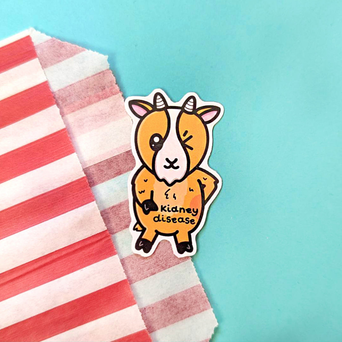 Kidney Disease Goat Sticker - Kidney Disease – innabox