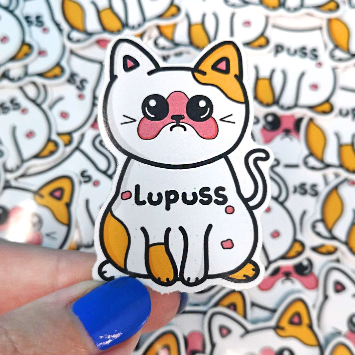 Lupuss Cat Sticker - Lupus
