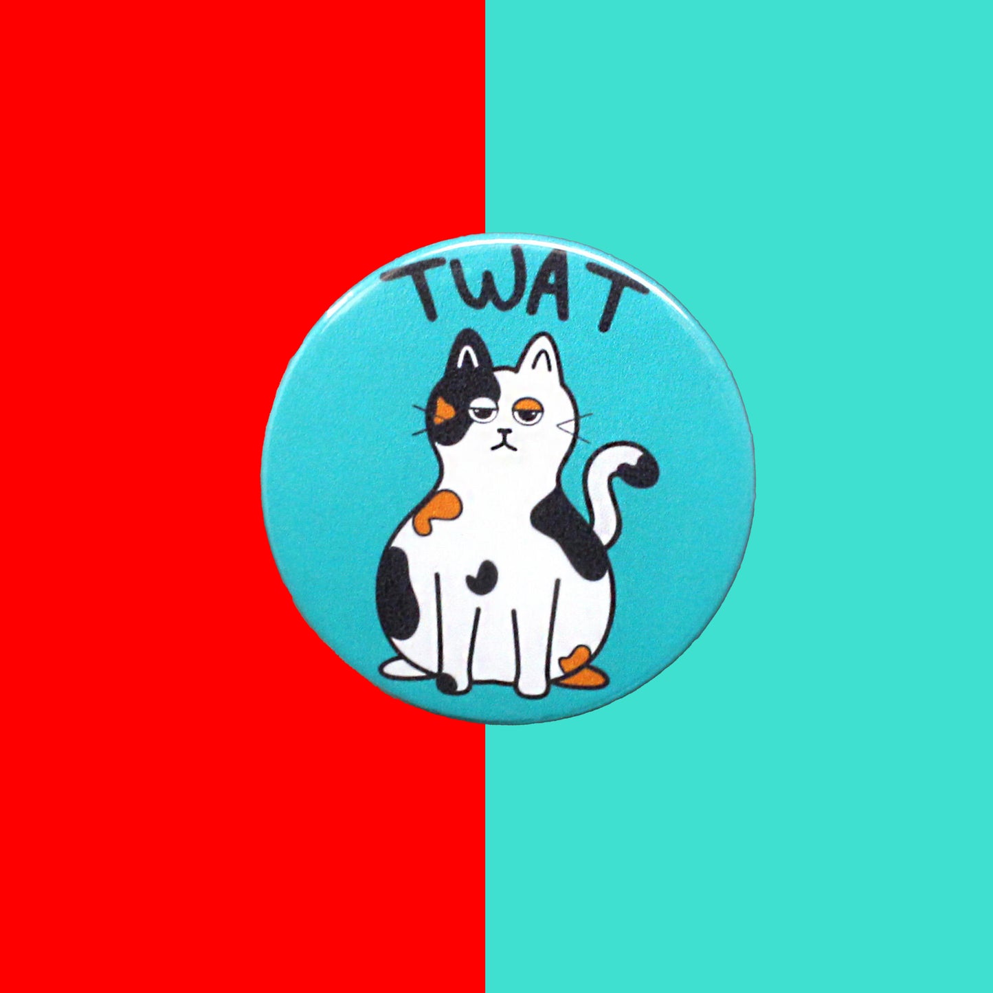 Sweary Cat Badge