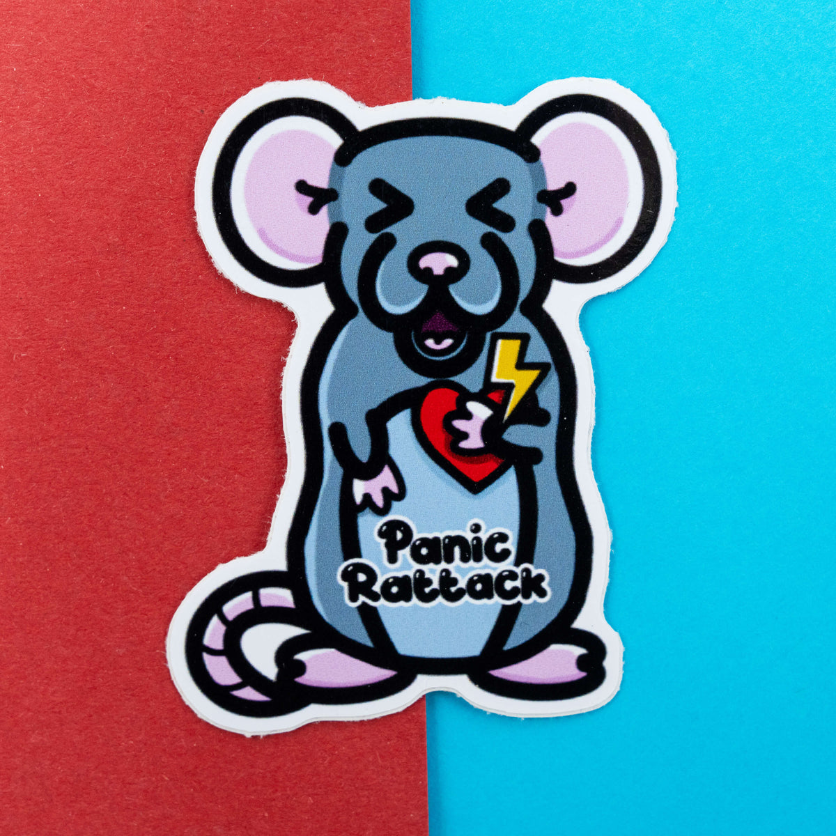 Panic Attack Sticker Panic Rattack Rat Sticker - Panic Attack – innabox
