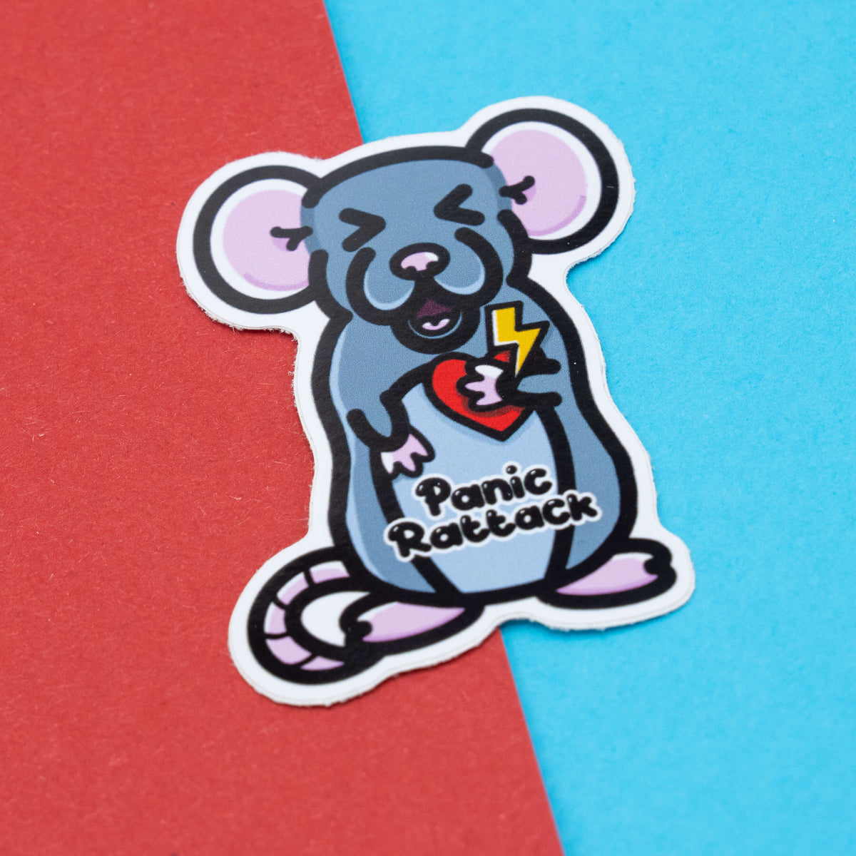 Panic Attack Sticker Panic Rattack Rat Sticker - Panic Attack – innabox