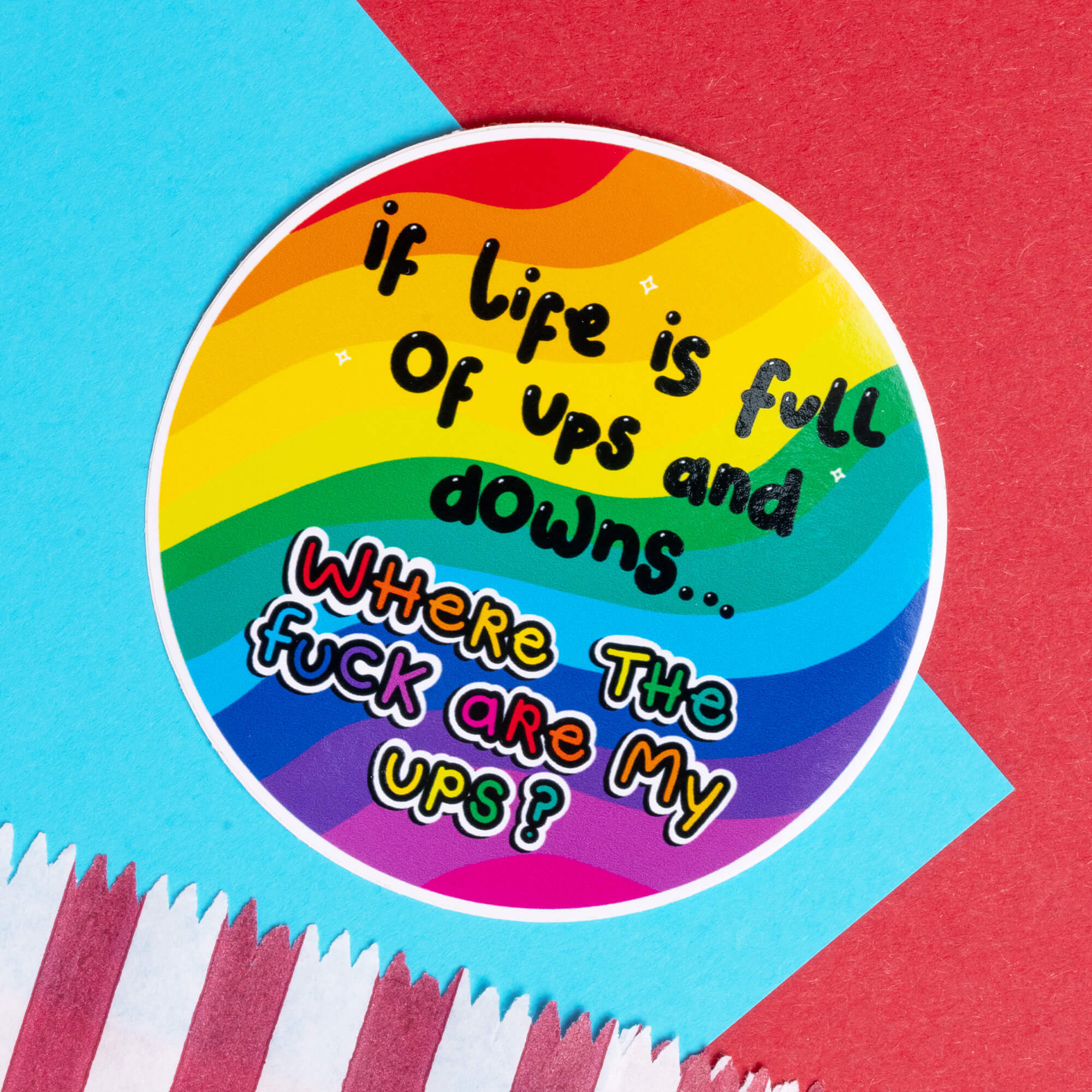 Up Ups Sticker Where the F**k are My Ups? Sticker – innabox